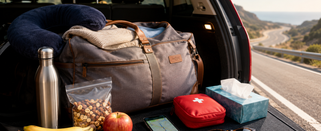 O que levar numa viagem longa de carro: lista completa para não esquecer nada