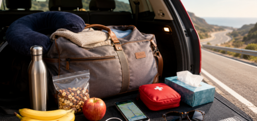 O que levar numa viagem longa de carro: lista completa para não esquecer nada