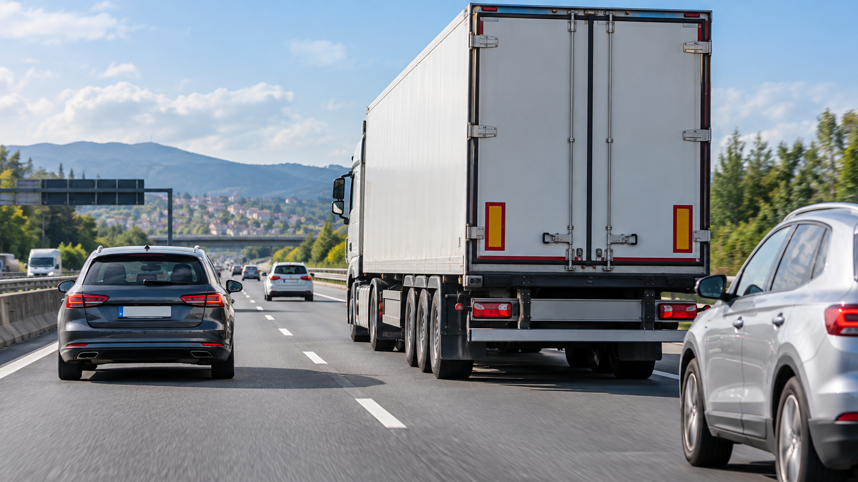 6 coisas que todos os automobilistas deviam saber ao conduzir perto de um camião